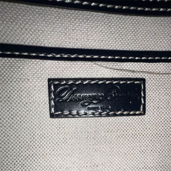 DOONEY & Bourke Leather Handbag Selleria Jayne Navy Leather Satchel Bag & Wallet - Picture 6 of 8